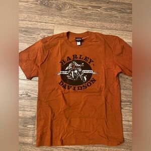 Burnt Orange Harley of Myrtle Beach Large Tee